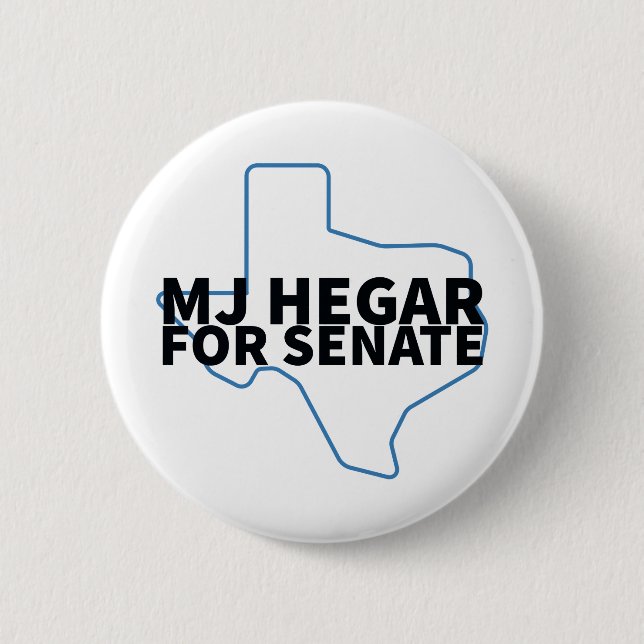 MJ Hegar für die Schaltfläche für den US-Senat Button (Vorderseite)