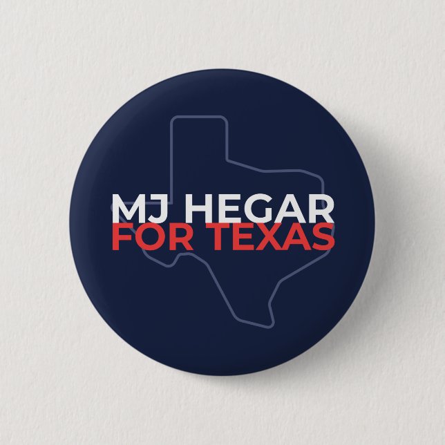 MJ Hegar für die Schaltfläche für den US-Senat Button (Vorderseite)