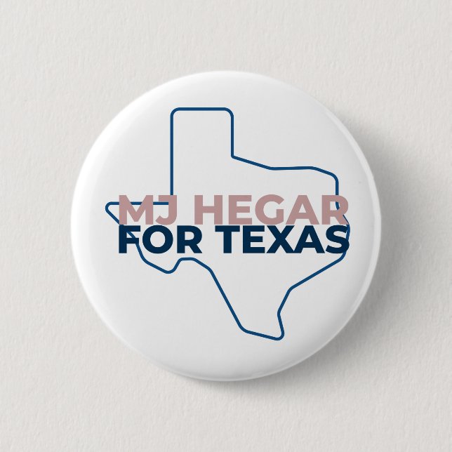 MJ Hegar für Texas Button (Vorderseite)
