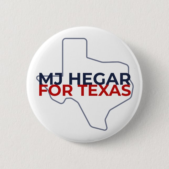MJ Hegar für Texas Button (Vorderseite)