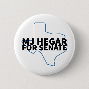 MJ Hegar für US-Senatsschaltfläche Button