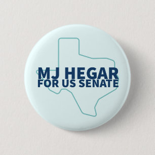 MJ Hegar für US-Senatsschaltfläche Button