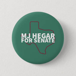 MJ Hegar für US-Senatsschaltfläche Button