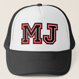 "Mj-" Monogramm Truckerkappe