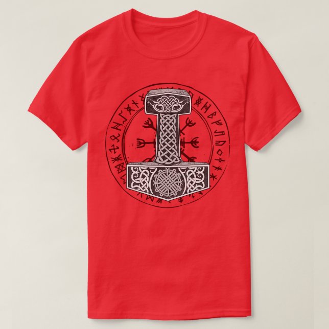 Mjlnir Odin Valhalla 2 T-Shirt (Design vorne)