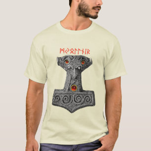 MJOLNIR Hammer von Thor, Wikinger Mythologie Elfen T-Shirt