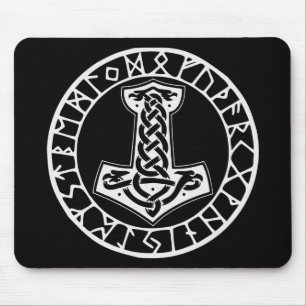 Mjölnir Thor’s Hammer 0022 #USAPatriotGraphics © Mousepad