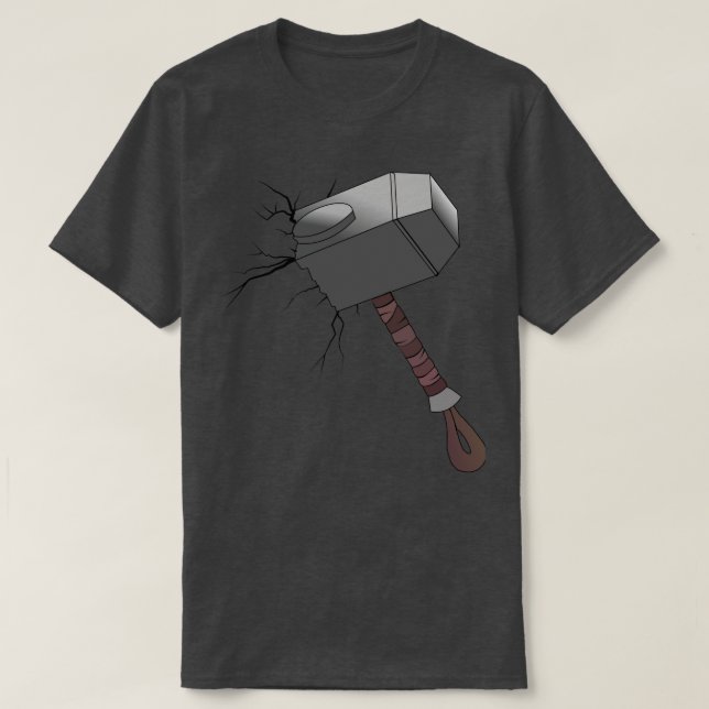 Mjolnir Thors Old Hammer T-Shirt (Design vorne)
