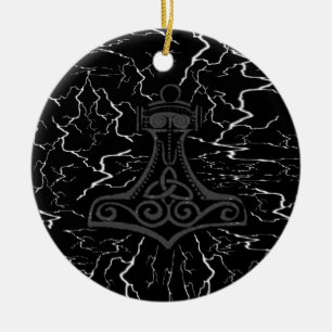 Mjolnir Verzierung Keramik Ornament
