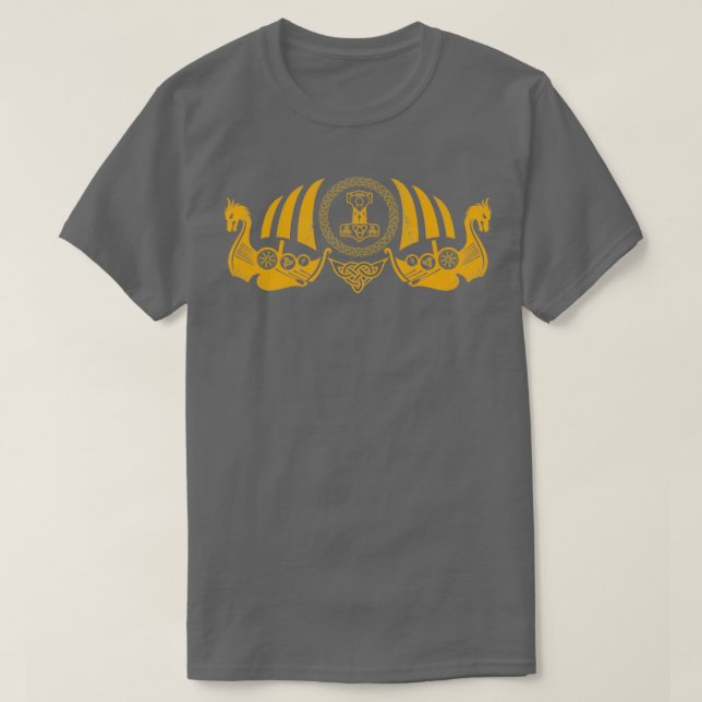 Mjolnir viking norde mythology T-Shirt (Design vorne)