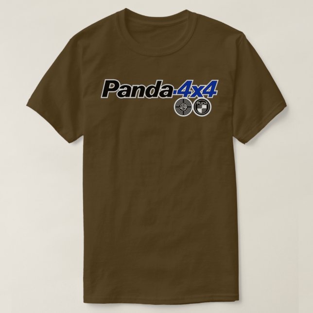 Mk1 Panda 4x4 Abzeichen  T-Shirt (Design vorne)