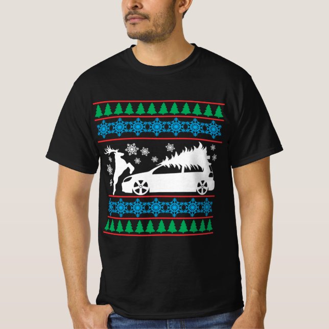 Mk6 gti hässlicher Weihnachtspulli T-Shirt (Vorderseite)