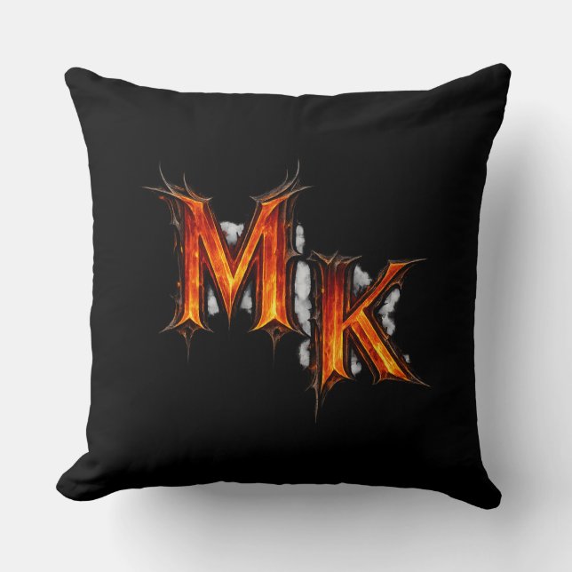 MK Infernal Gothic Emblem Kissen (Vorderseite)
