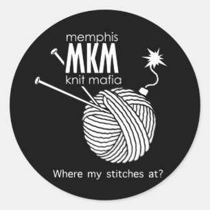 MKM-Logo Runder Aufkleber