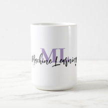 ML Weiße Tasse – Für Machine Learning Fans 💜☕