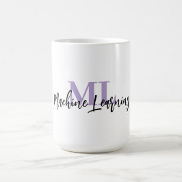 ML Weiße Tasse – Für Machine Learning Fans 💜☕