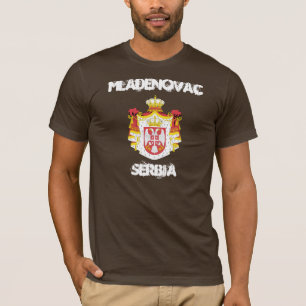 Mladenovac, Serbien mit Wappen T-Shirt