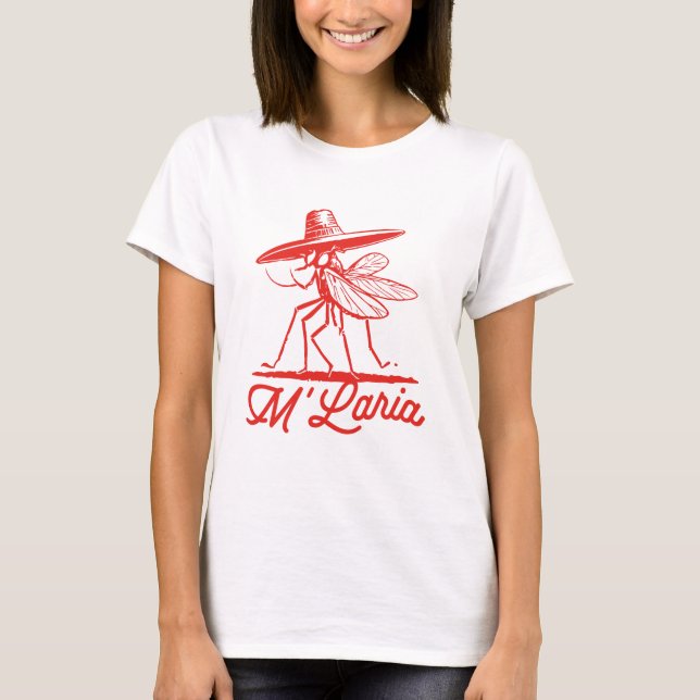 M'LARIA FUNNY MOSQUITO T-Shirt (Vorderseite)