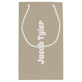 Mled Elegance - Calm Stone Name Gift Bag Kleine Geschenktüte