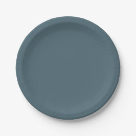 Mled Elegance - Slate Blue Pappteller