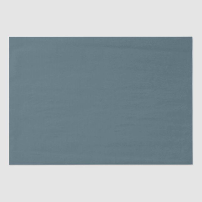 Mled Elegance - Solid Slate Blue Seidenpapier (Vorderseite)