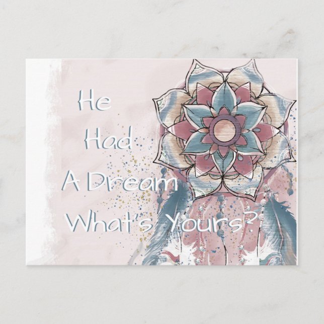 MLK Dreams Postkarte (Vorderseite)