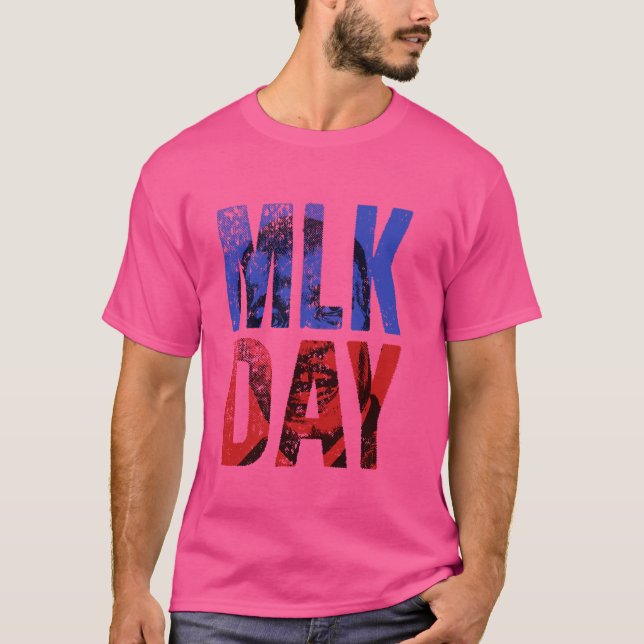 MLK Martin Luther King Peace Equality Work Resist T-Shirt (Vorderseite)