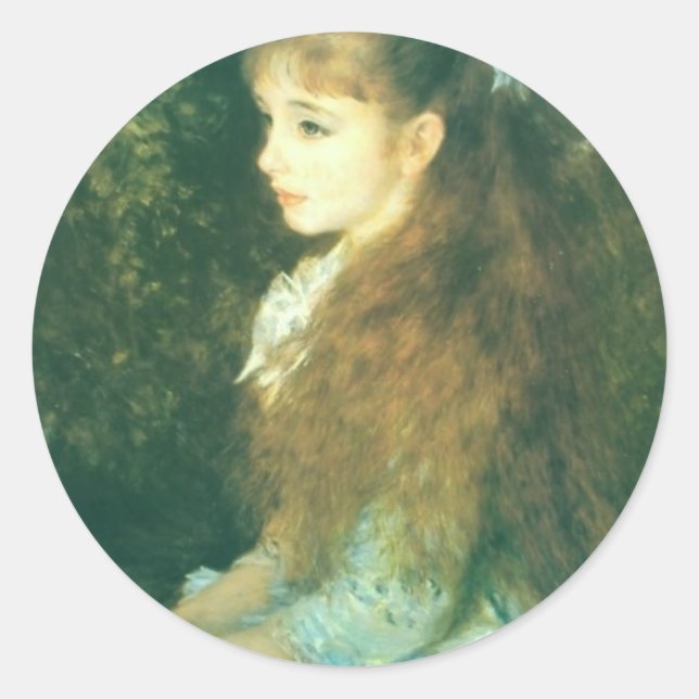 Mlle_Irene_Cahen_Anvers Runder Aufkleber (Vorderseite)