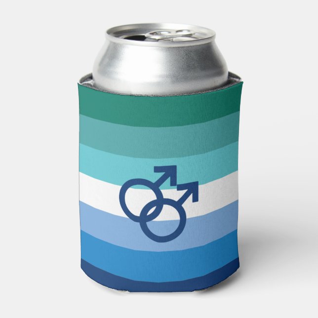 MLM Gay Male Pride Flag Dosenkühler (Kanne Vorderseite)