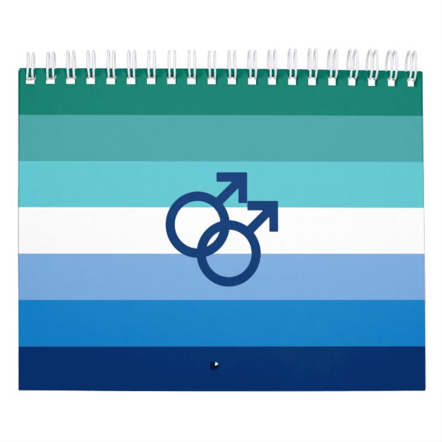 MLM Gay Male Pride Flag Kalender (Titelbild)