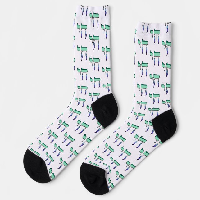 MLM Pride Flag Chai Socken (Linkes Detail)
