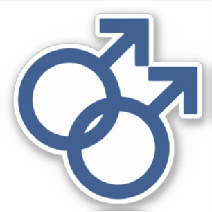 MLM-Schwule-Geschlechtssymbol Aufkleber