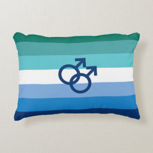 MLM Schwule Pride-Flagge Dekokissen