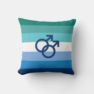 MLM Schwule Pride-Flagge Kissen