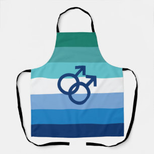MLM Schwule Pride-Flagge Schürze