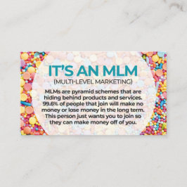 MLMs sind Pyramide-Entwürfe - Visitenkarte