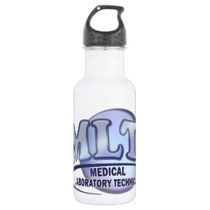 MLT FunBlue LOGO - MEDICAL LABORY TECHNICIAN Trinkflasche
