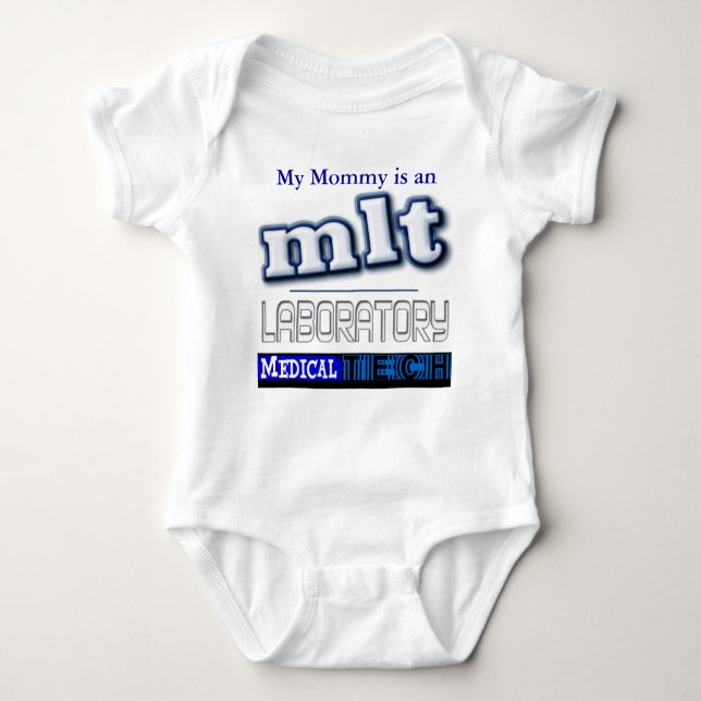 MLT LOGO - LABORmedizinische TECHNOLOGIE Baby Strampler (Vorderseite)