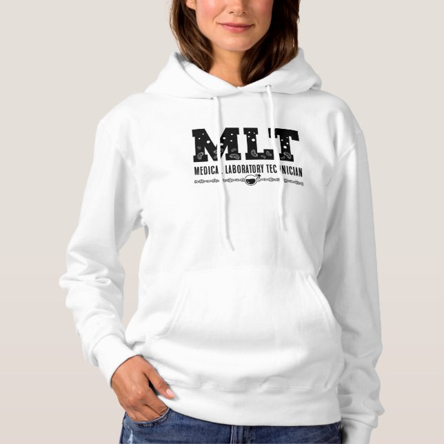 MLT Medical Laboratories Technician Science Labrad Hoodie (Vorderseite)