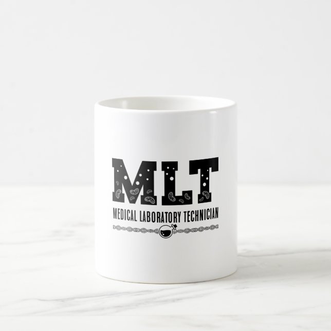 MLT Medical Laboratory Technician Science Lab Tech Kaffeetasse (Mittel)