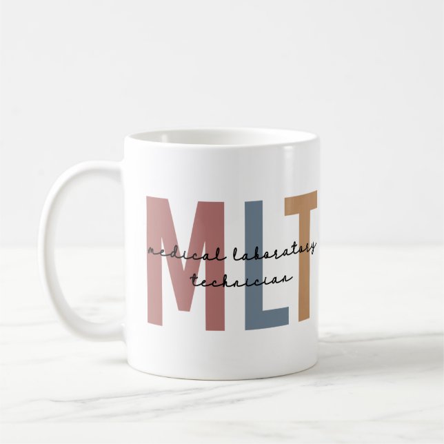 MLT Medizinischer Labortechniker Medizinischer Lab Kaffeetasse (Links)