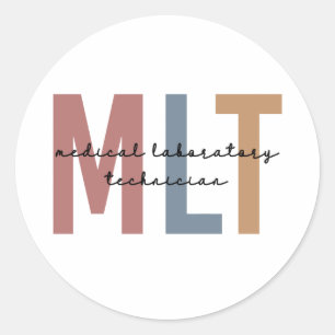 MLT Medizinischer Labortechniker Medizinischer Lab Runder Aufkleber