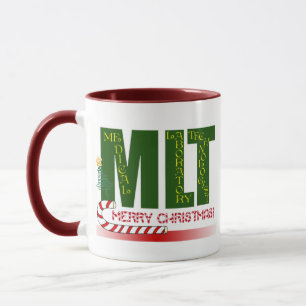 MLT MERRY CHRISTMAS - MEDICAL LABRADOR TECH TASSE