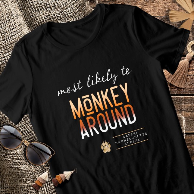 MLT Monkey Around Bachelorette ID1156 Tri-Blend Shirt (Von Creator hochgeladen)