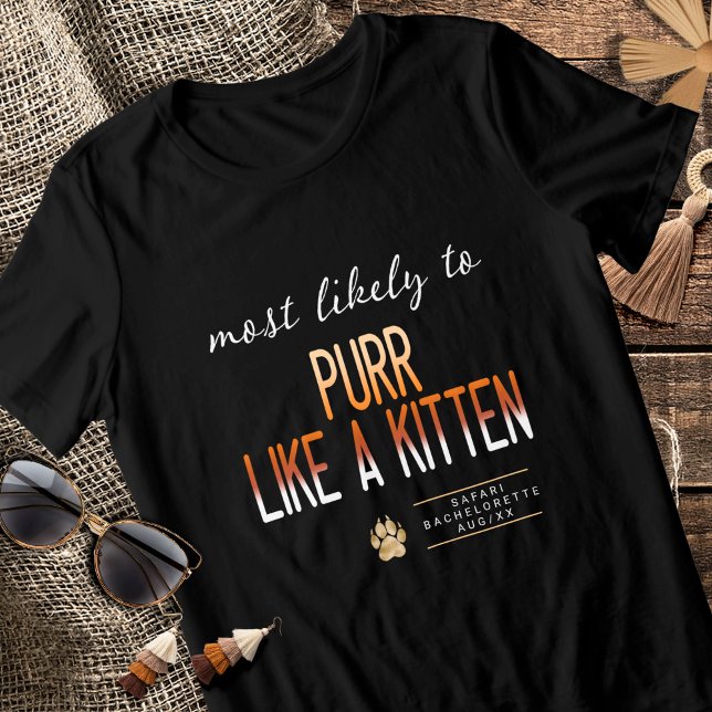 MLT Purr wie ein Kitten Bachelorette ID1156 Tri-Blend Shirt (Von Creator hochgeladen)