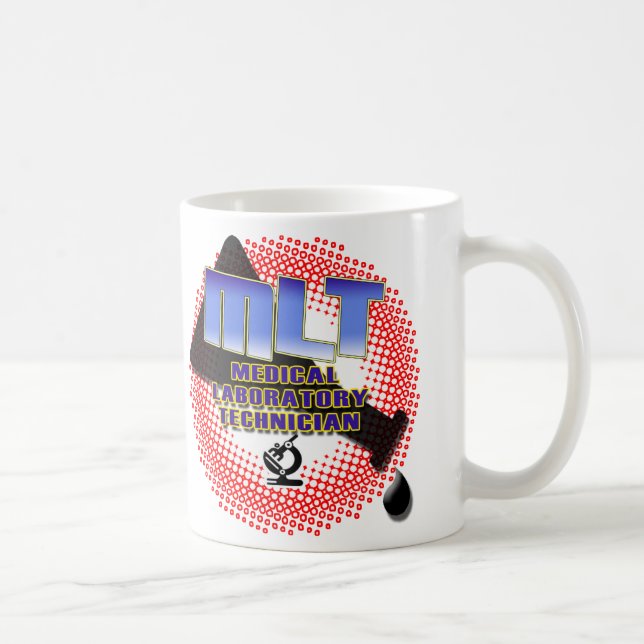 MLT Tröpfchen EXPLOSION MED-Labradortech-Tasse Tasse (Rechts)