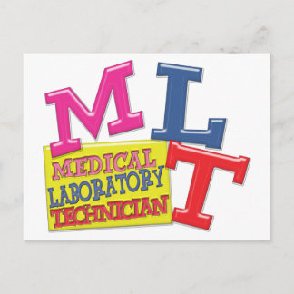 MLT WHIMSICAL FUN ACRONYM LETTERS LABOR POSTKARTE