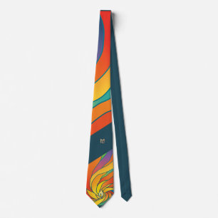 MLTS Chalice-Kunst-FarbKrawatte, dunkelblau Krawatte