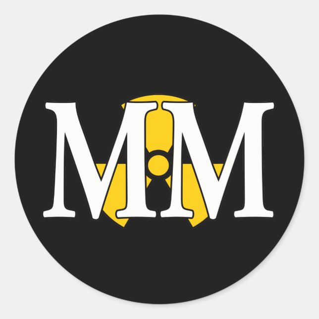 MM - Machinistenmate Runder Aufkleber (Vorderseite)