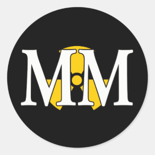 MM - Machinistenmate Runder Aufkleber